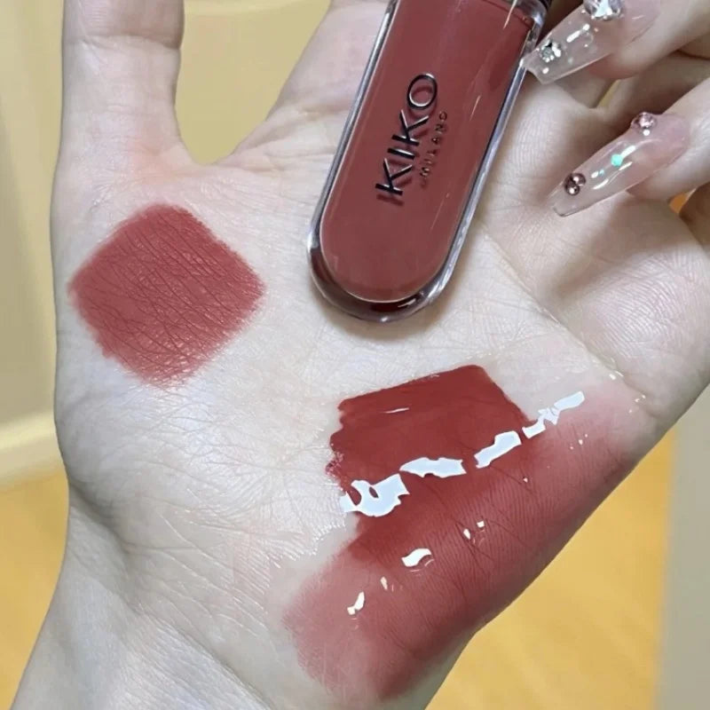 Batom 2 em 1 KIKO Milano – Base Colorida + Gloss Hidratante