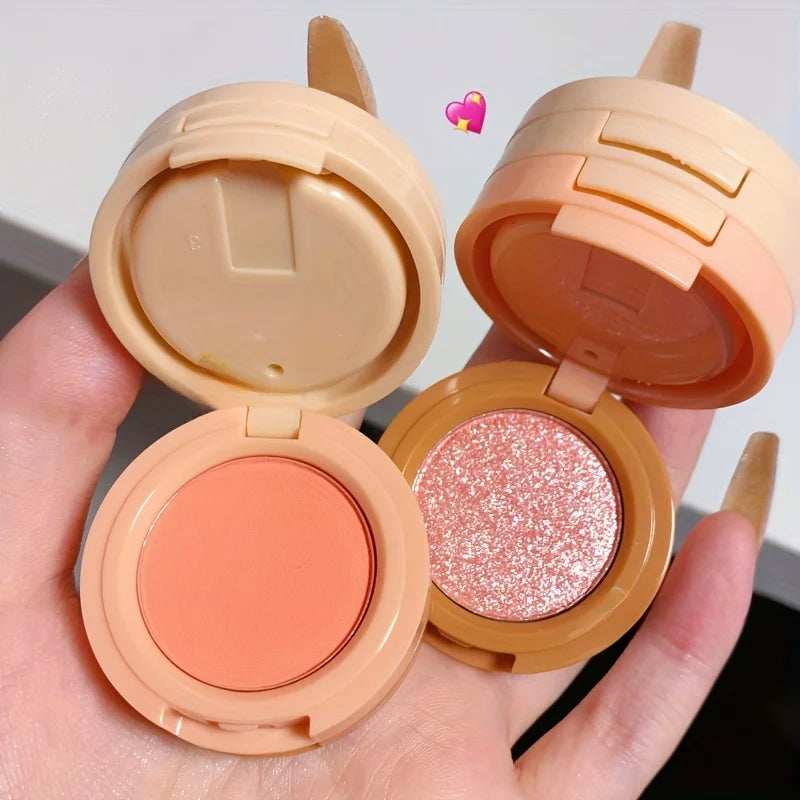 Paleta 3 em 1 – Blush, Contorno e Iluminador Fosco e Perolado