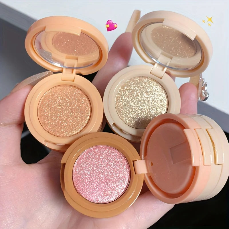 Paleta 3 em 1 – Blush, Contorno e Iluminador Fosco e Perolado