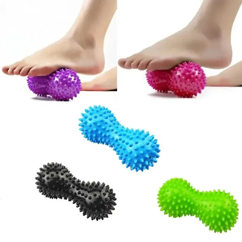 Rolo de Massagem em Duas Cabeças – Alívio Muscular Profundo e Relaxamento Feminino Total